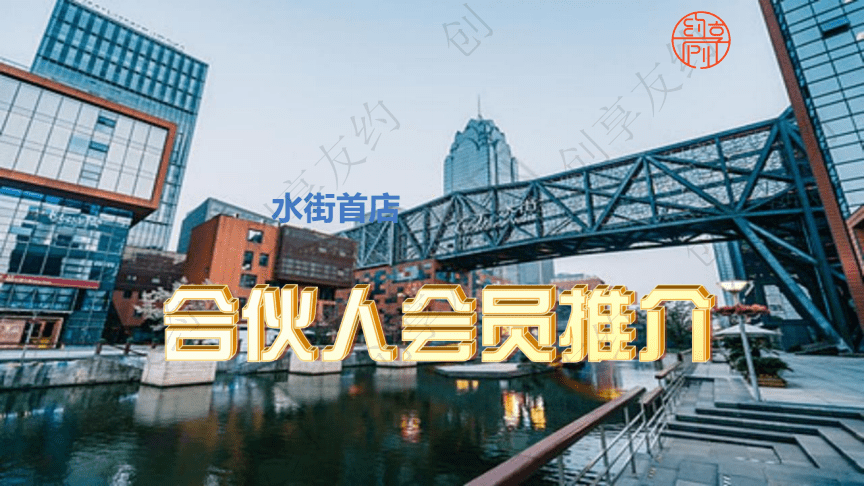 营销策划 -水街首店合伙人推介.docx